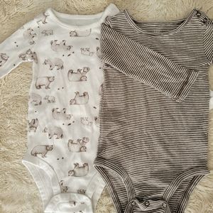 Organic Cotton Little Planet by Carters Long Sleeve Onesies